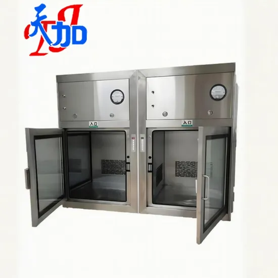 Mechanical Interlock Static Material Pass-Box for Clean Environments